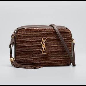 YSL Raffia Camera Bag